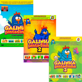 Galinha Pintadinha - Coleo Completa - Volume 1, 2 e 3